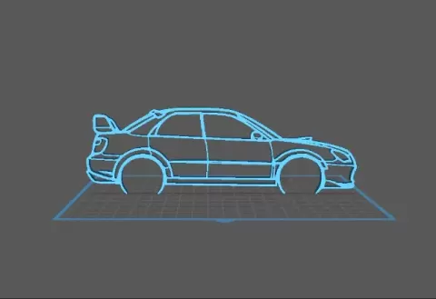 Subaru - Impreza WRX Wall Art