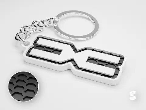 Dacia New Logo Keychain