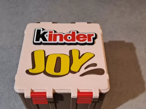 Logo Kinder Joy – Impression multi‑couleurs