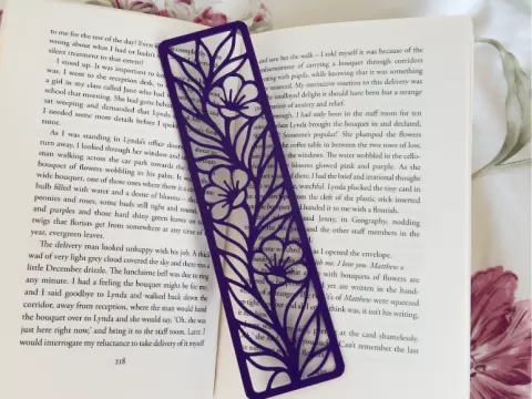 Flower Leaf Bookmark