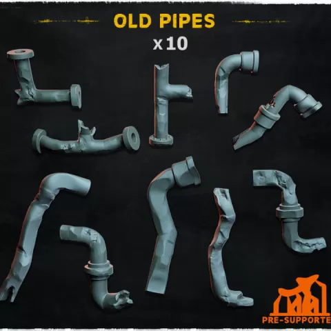 Old Pipes -Basing Bits 1.0 by Zabavka Workshop