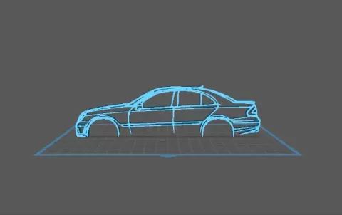 Mercedes - E55 AMG Wall Art