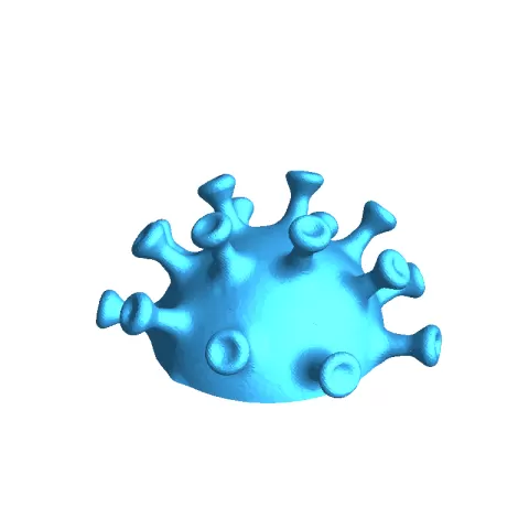 coronavirus skull