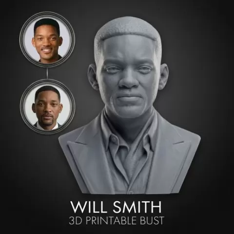 Will Smith 3D Printable Bust