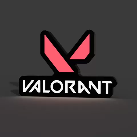 Valorant Lightbox LED Lamp