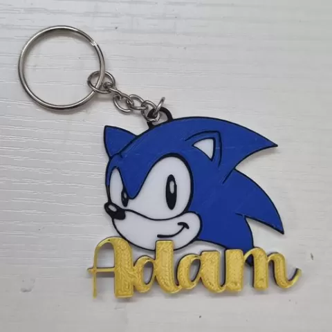 SONIC ADAM Keychain.