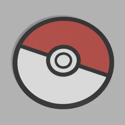 plate for pokeball wall decor frame