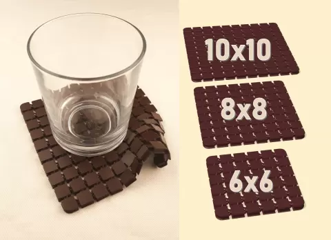 Fabric coasters