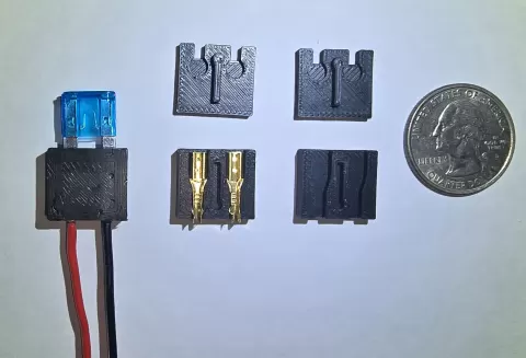 (Parametric) Mini Blade Fuse Holder