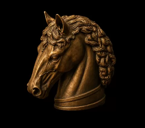 Busto de Cabeza de Caballo