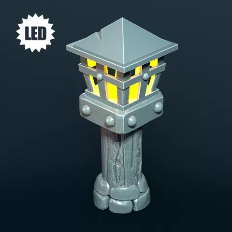 LED Lamp Post by Moonshine Miniatures