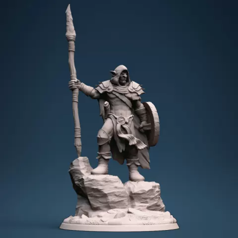 Goblin chief by clynche art