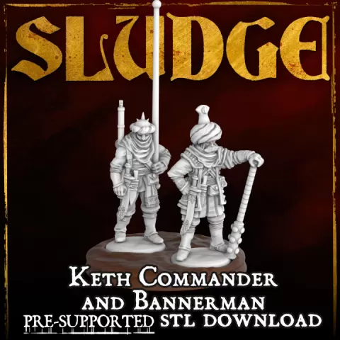 SLUDGE Keth Commander and Bannerman by sean sutter