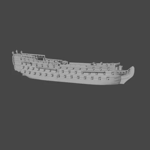 GB Early British 1st & 2nd rates (4-PACK; includes HMS Britannia) (90-100 guns) 1762-1825 & Blender Exporter, AOA-GB-6 by Turner Miniatures