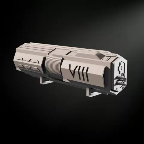 Sci-Fi Spaceship IV by WargamesCo