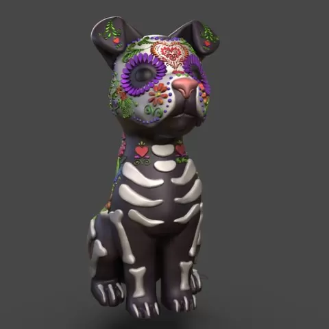 Mexican catrin dog