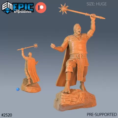 Cloud Giant Angry / Angelic Guardian / Male Gate Angel / Ancient Portal Guard / Heavenly Encounter by Epic-Miniatures