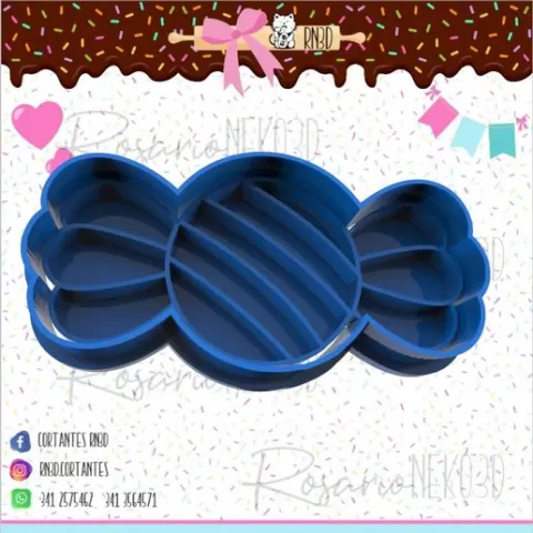 CARAMELO cookie cutter - Candy cookie cutter