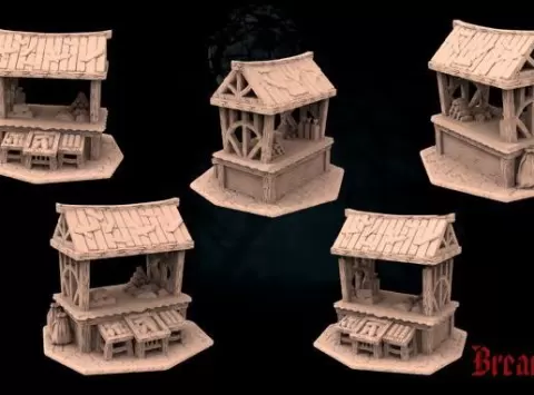 Medieval town - Bread shop