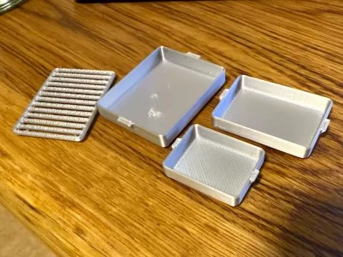 Puppenhaus Zubehör - Backform Set mit Bratrost