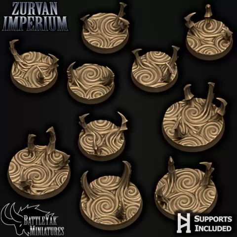 Flowstone Base Set by Battle Yak Miniatures