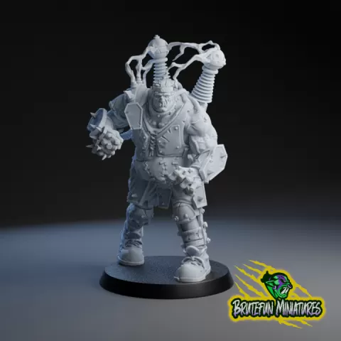Fantasy Football Flesh Golem Star Player - PRESUPPORTED by BruteFun Miniatures