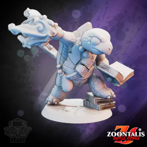 Turtle Wizard (pre-supported included) by Dice Heads
