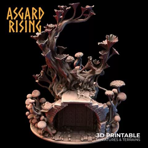 Heart of the Fungi Forest /Terrain/ /Pre-supported/ by Asgard Rising Miniatures