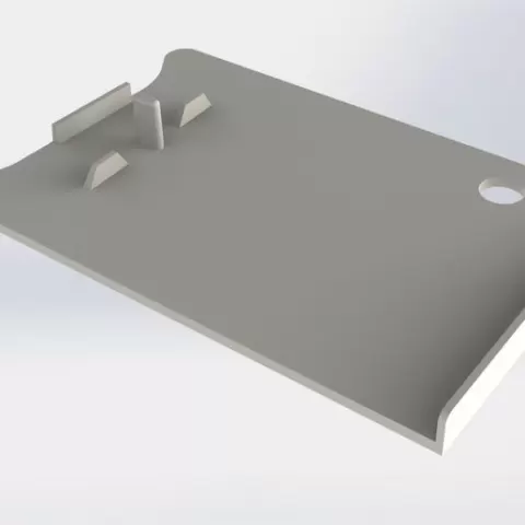 BMW E28 Front Bumper Trim Cover Plate