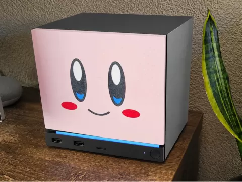 Steam Machine Plate - Kirby