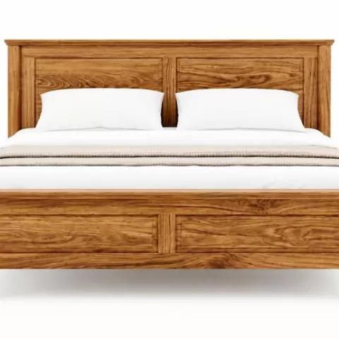 Classic Solid Oak Queen Size Bed Frame