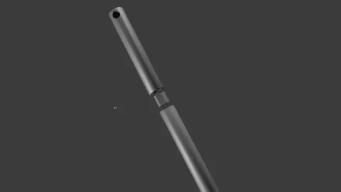 Modular Cat Toy Wand Holder - 2 Part Rod with Alignment Pin