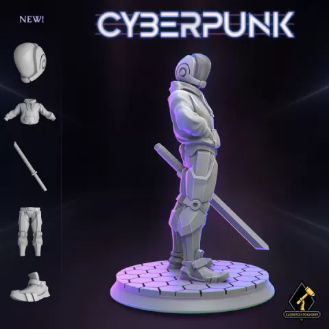 Street Samurai by Eldritch Foundry