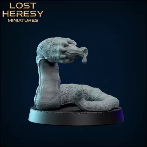 Alien Bile Worm by Lost Heresy Miniatures