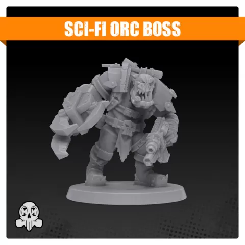 Sci-Fi Orc Boss by Malicious Mini's