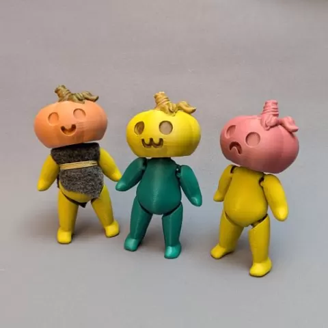 Pumpkin Head Jack Doll