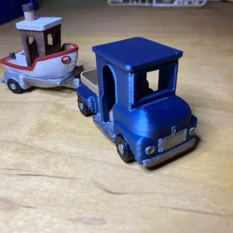 Benchy Pickup & Trailer