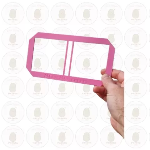 Post It Mini Book Stencil Ruler 80 X 80mm - Bindery