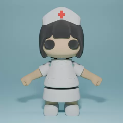 3D Printable Flexi Nurse