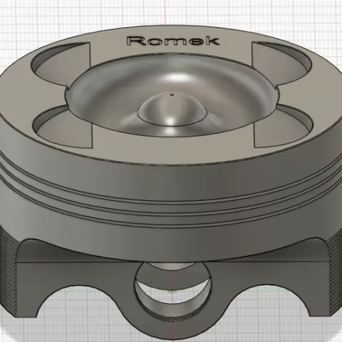 Engine piston V12.