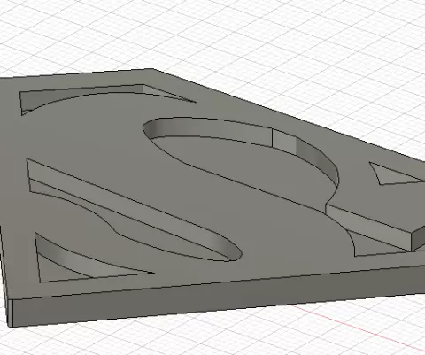 Superman keychain