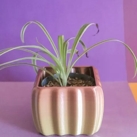 Square pot cover - box