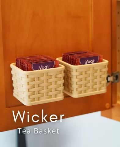 Wicker Tea Basket