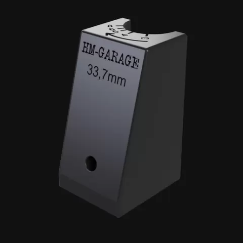 Cutting aid for exhaust collector and manifold 33.7mm exhaust construction merge collector