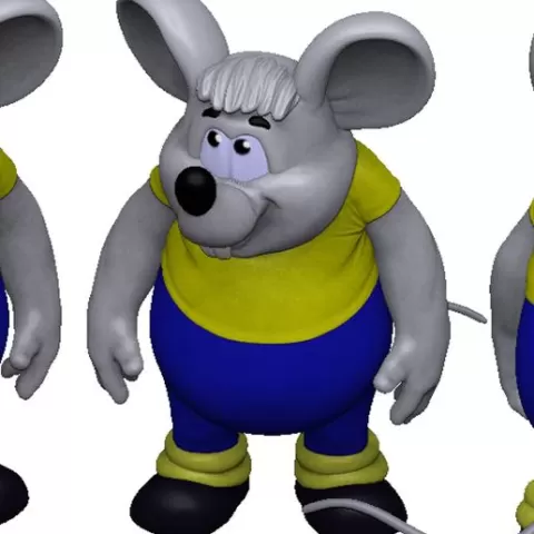 Mouse from Leopold for 3D printing STL