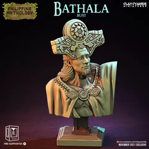 Bathala Bust by Clay Cyanide Miniatures