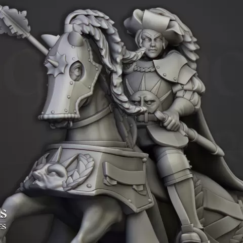 Baroness of Lunneburg - Highlands Miniatures by Highlands Miniatures