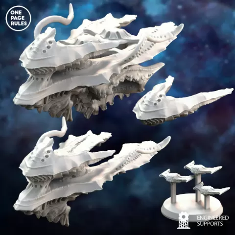 Xenos-Type Fleet by One Page Rules