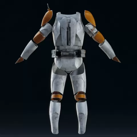 Commander Cody Armor Accessories - 3D Print Files