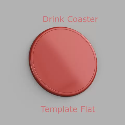 Template Drink Coasters (Flat & Notch)